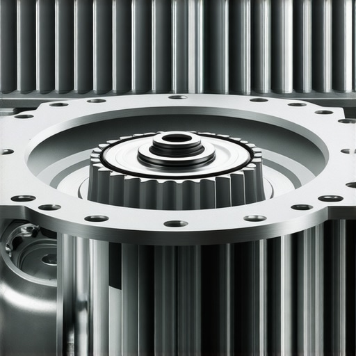 Detailed internal view of an automatic transmission torque converter and its lock-up clutch mechanism.