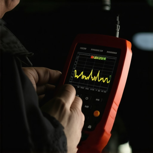 Monitoring Oxygen Sensor Voltage Trims OBD-II scanner displaying O2 sensor data to diagnose engine idle vibrations