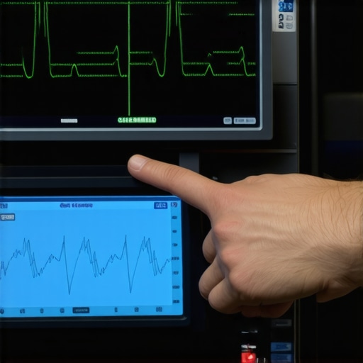 Oscilloscope Waveform Diagnostic for Timing Synchronization Technician using an oscilloscope to analyze engine timing sensor correlation and belt stretch.