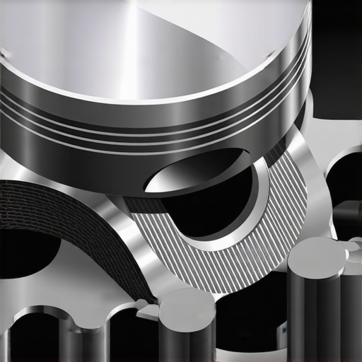 Diagram showing how carbon deposits cause piston rings to stick and allow oil consumption.