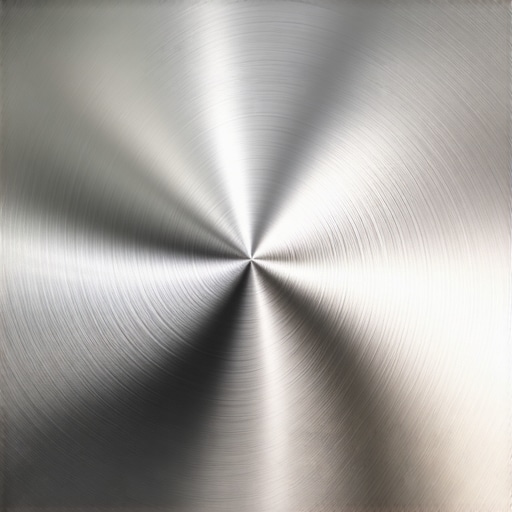 A macro view of the non-directional finish on a brake drum used to prevent harmonic noise.