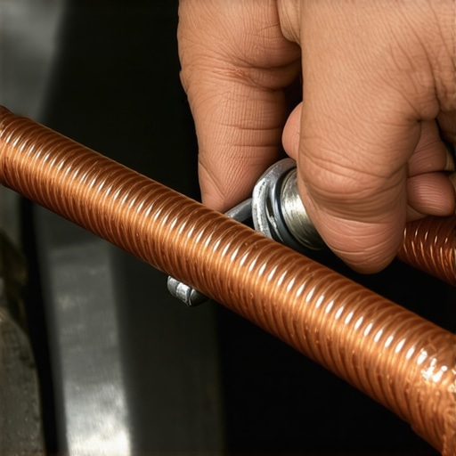Professional Flaring of Copper-Nickel Brake Lines A technician performing a precision double flare on a NiCopp brake line for a hydraulic system upgrade.