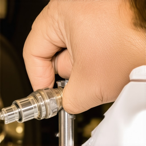 Professional Pressure Bleeding for Brake Systems Mechanic performing a professional brake pressure bleed on a master cylinder