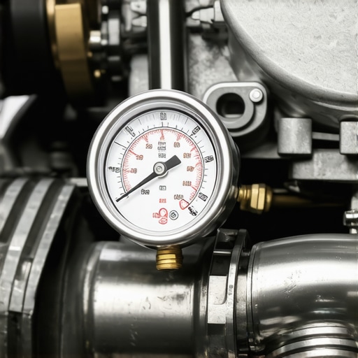 Professional Pressure Testing of Vehicle Vacuum Lines Automotive technician performing a pressure test on a turbocharger system to diagnose dashboard hissing sounds.