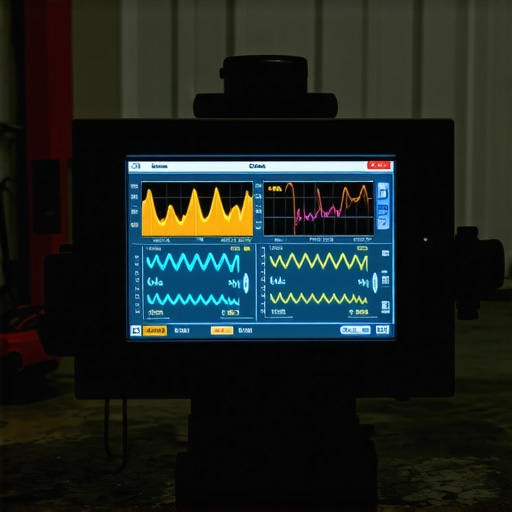 Real-time Transmission Data PID Monitoring Mechanic using an OBD-II scanner to monitor transmission hydraulic pressure graphs.