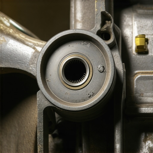 Severe Turbocharger Compressor Blade Damage Close-up of a failed turbocharger compressor wheel with chipped and bent blades.