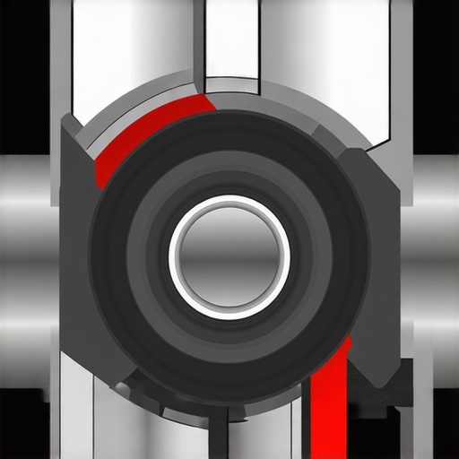 Diagram of a brake caliper square-cut seal showing how it facilitates piston retraction.