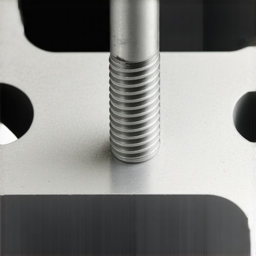 A close-up of a professional square flute extractor being used on a broken engine bolt.