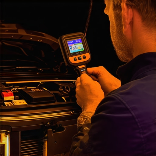 Thermal camera view of high resistance in vehicle wiring
