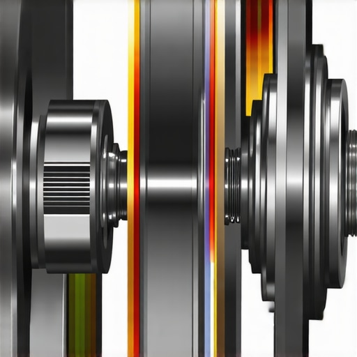 Torque Converter Internal Mechanical Components Cutaway view of an automotive torque converter showing the turbine and stator.