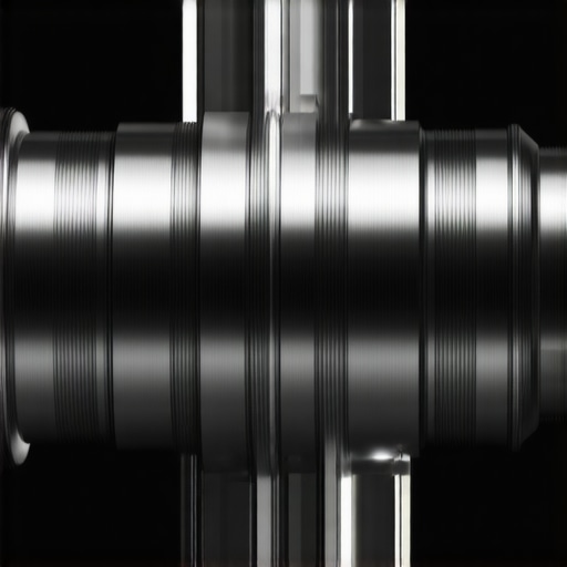 Close up of transmission input shaft splines showing proper lubrication for smooth shifting