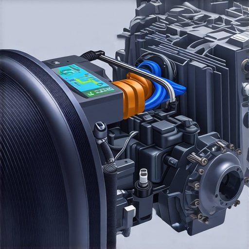 Diagnostic diagram of transmission cooling and electronic controls
