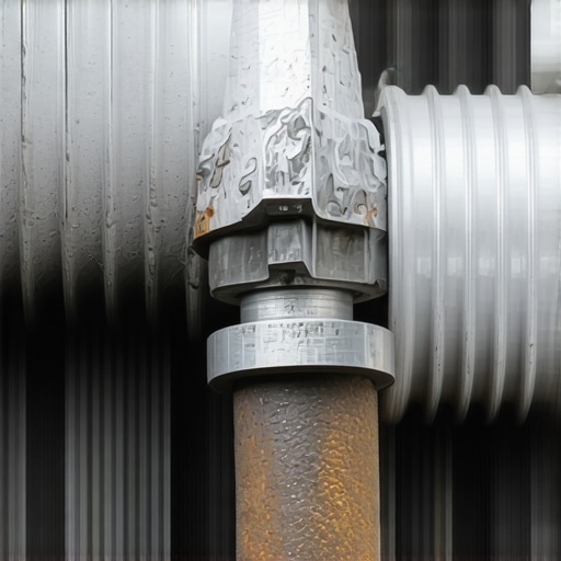 Visible Signs of Electrolysis and Hose Degradation Close-up of a corroded radiator neck and damaged rubber coolant hose.
