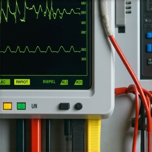 Visualizing AC Ripple Waveforms in Automotive Diagnostics An oscilloscope showing AC ripple noise on a car's DC electrical system