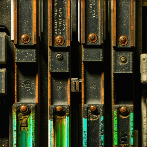 Water damage on vehicle electrical components Corroded automotive fuse box from water ingress